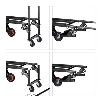 Bag truck stair climber black
