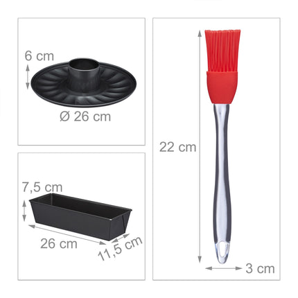 Backformen-Set 5-teilig