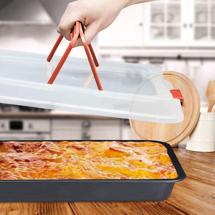Baking tray with lid