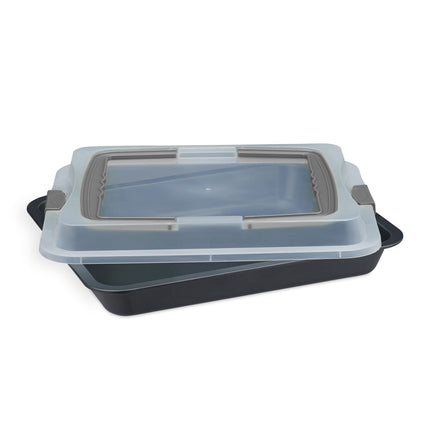 Baking tray with lid