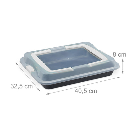 Baking tray with lid