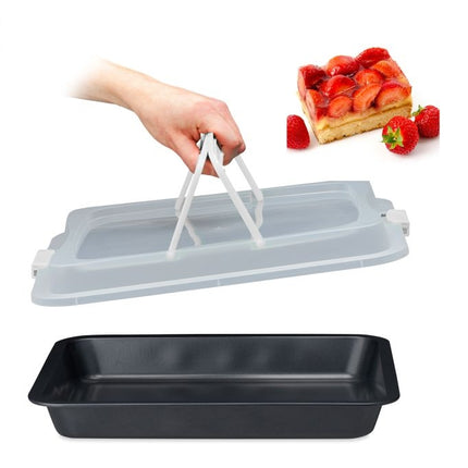 Baking tray with lid