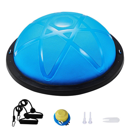 Balance Ball Trainer 23 Inch, 660 Lb, Bands and Pump