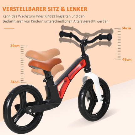Kinderlaufrad - Magnesiumlegierung, Verstellbarer Sitz