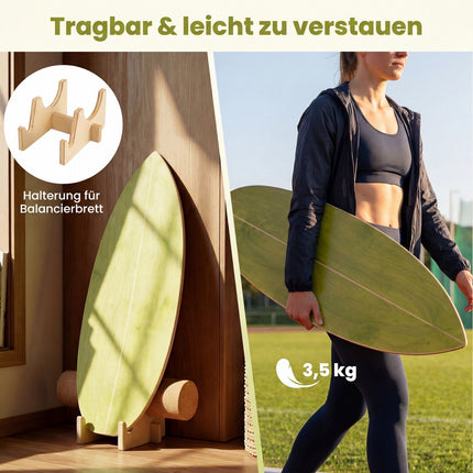 Balance Board Set mit Korkrolle für das Core-Training