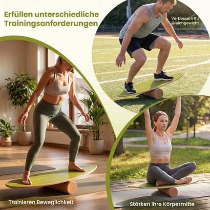 Balance Board Set mit Korkrolle für das Core-Training