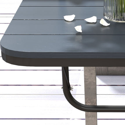 Verstellbarer Aluminium-Balkontisch, klappbar, 25 kg Tragkraft