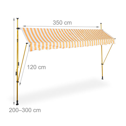 Balcony awning