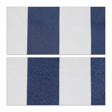 Balcony awning blue/white