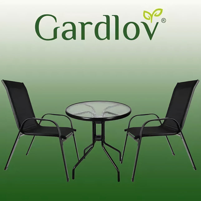 Balkonmöbel-Set - Tisch + 2 Stühle 23461