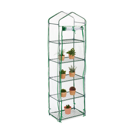 Balcony greenhouse with PVC film