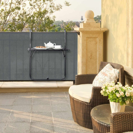 Balcony table foldable