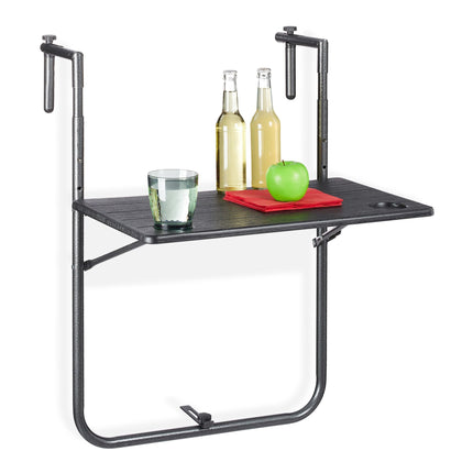 Balcony table foldable