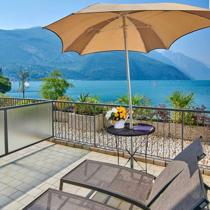 Table de balcon pliable noire