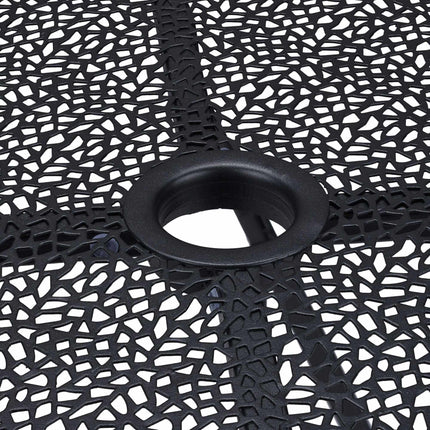 Table de balcon pliable noire