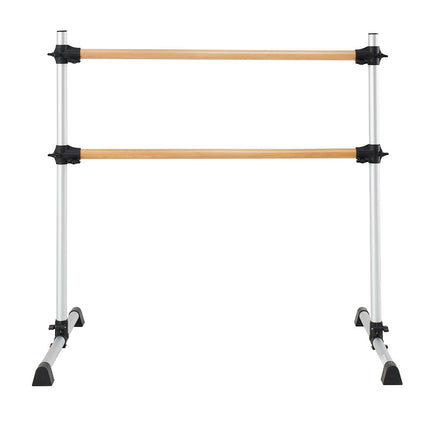 Ballet Barre, Double Beechwood, Height Adjustable Stand