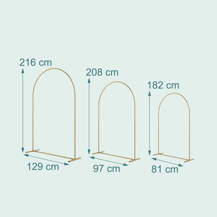 Balloon Arch Set – 3-Piece Event Decoration