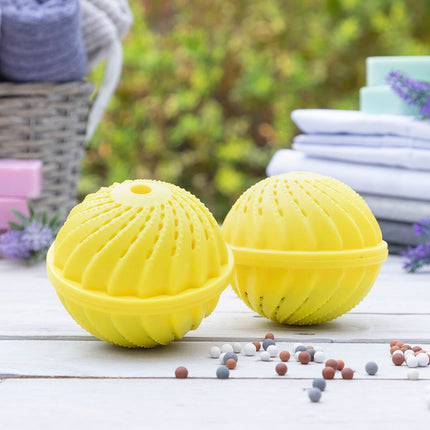 Bälle zum Wäschewaschen ohne Waschmittel Delieco InnovaGoods Packung mit 2 Einheiten