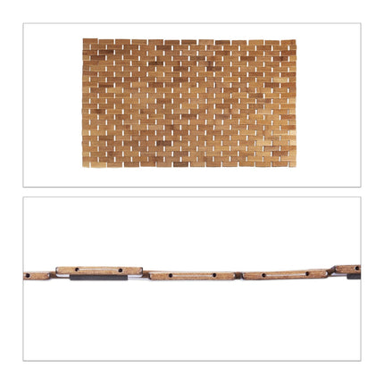 Bambusová koupelnová předložka 50 x 80 cm