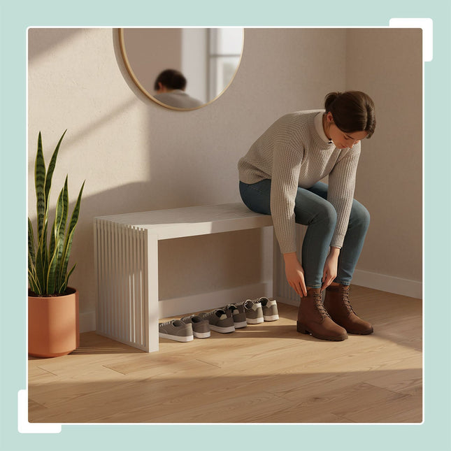 Bambusbank – Minimalistisches Design für kleine Räume
