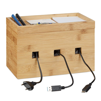 Bamboo Cable Box