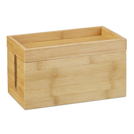 Bambus-Kabelbox