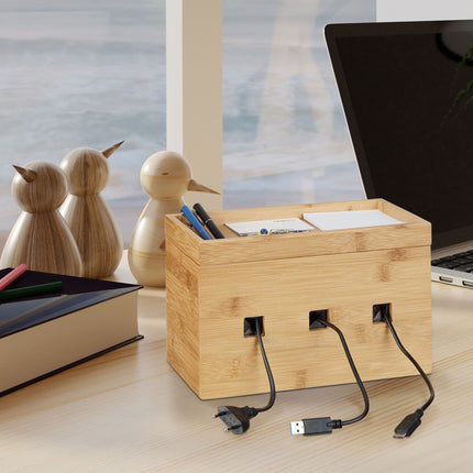 Bamboo Cable Box