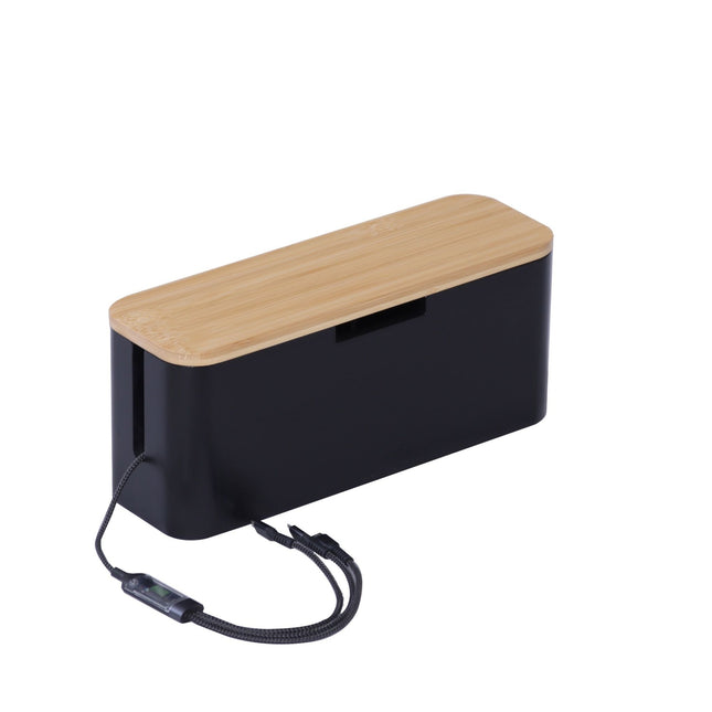 Bambus Kabelbox – Kabel sicher organisieren & verstecken