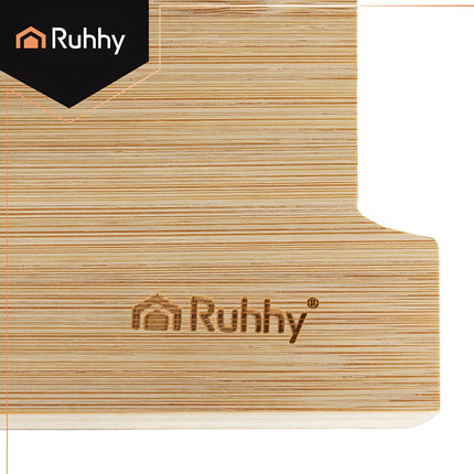 Bamboo Chopping Board with 2 Pull-Out Containers