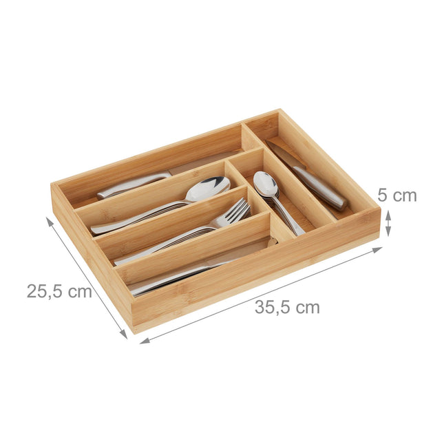 Besteckkasten Bambus 25,5 x 35,5 cm