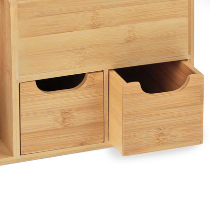 Schreibtisch-Organizer aus Bambus