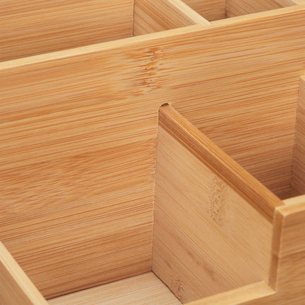 Bambus-Schreibtisch-Organizer