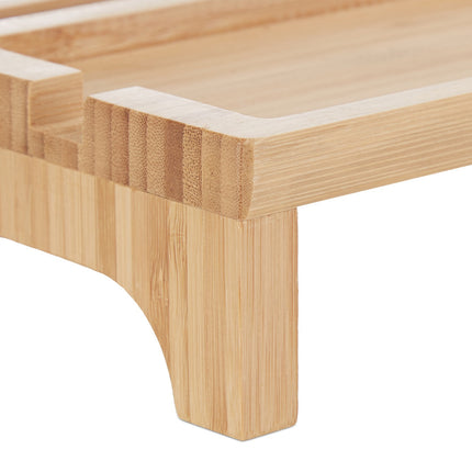 Bamboo Desk Organiser with 7 Compartments