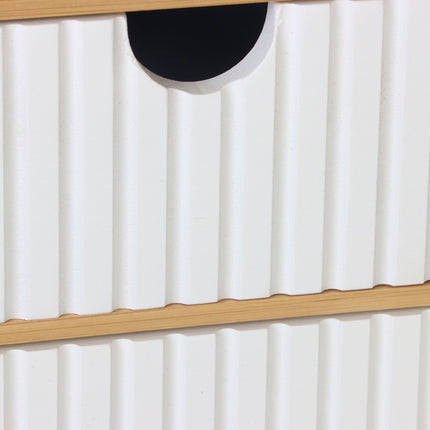 Bambus-Schubladenbox-Organizer, 3 Schubladen, vielseitig einsetzbar