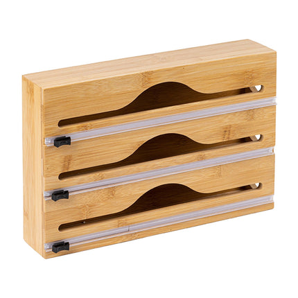 Bamboo Foil & Cling Film Dispenser with Cutter