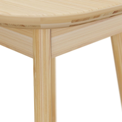 Bamboo Kitchen Stools, Set of 2, Moisture-Resistant