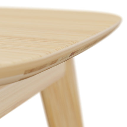 Bamboo Kitchen Stools, Set of 2, Moisture-Resistant