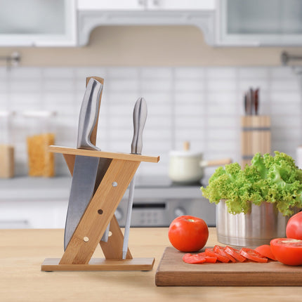 Bambusmesser- und Scherenset – platzsparender Organizer
