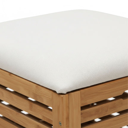Bamboo Laundry Basket with Seat – Storage Stool