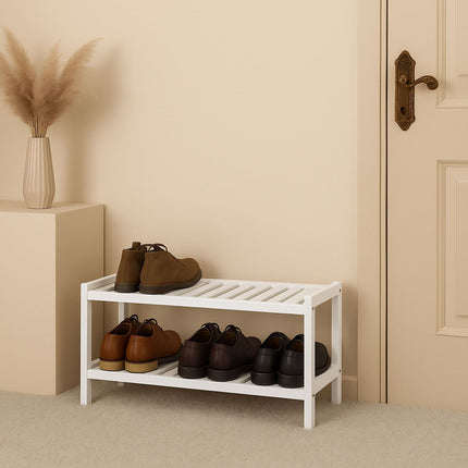 Bambus-Schuhregal – Platzsparend, fasst 9 Paar