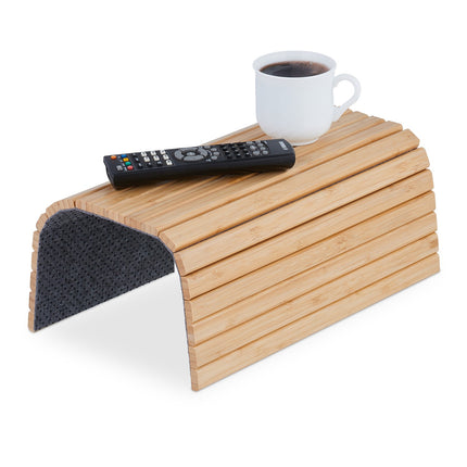 Bambus-Sofa-Armlehnenablage mit Anti-Rutsch-Pads