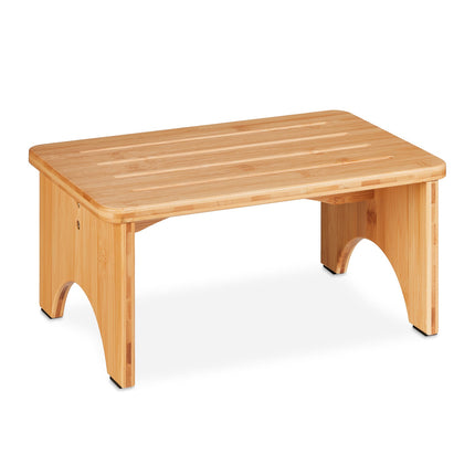Bamboo Step Stool – Small, Moisture-Resistant