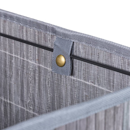 Bamboo Storage Basket Set with Fabric Lining