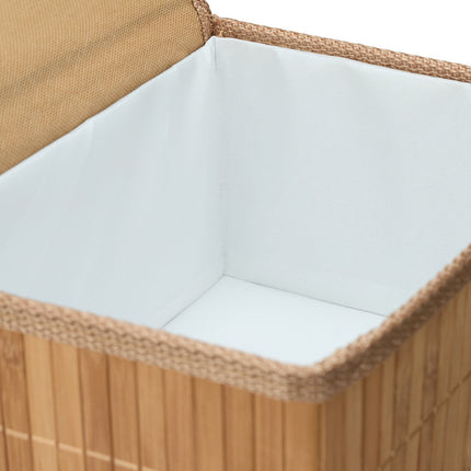 Bambus-Aufbewahrungsboxen 2er-Set – vielseitig mit Deckel