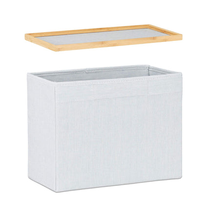 Bamboo Storage Ottoman