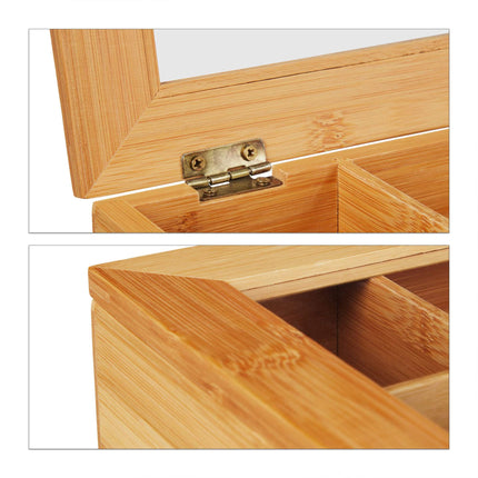 Teebox aus Bambus mit Schublade