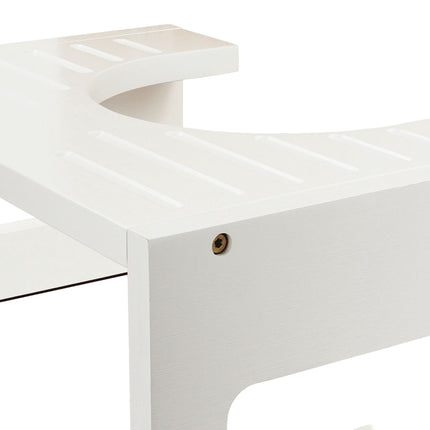 Bamboo Toilet Step Stool – Supports Healthy Bowel Movement