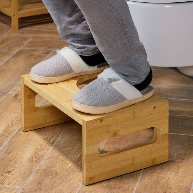 Toilettenhocker aus Bambus – Unterstützt einen gesunden Stuhlgang