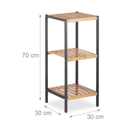 Bamboo and Steel Shelf