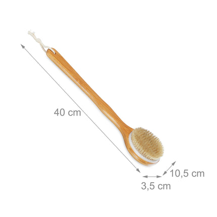 Bamboo back brush